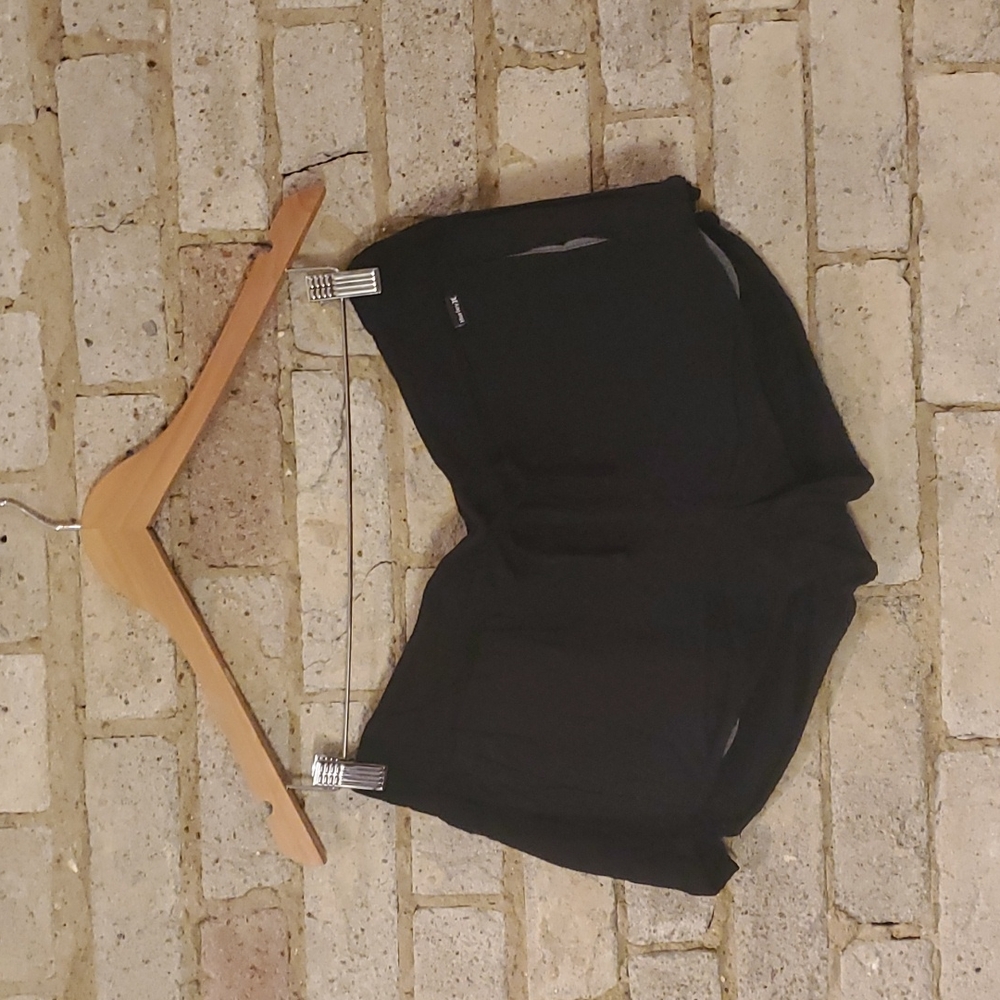 Hurley Boardshorts. Black. Size Medium. Drawstring waist. Women's